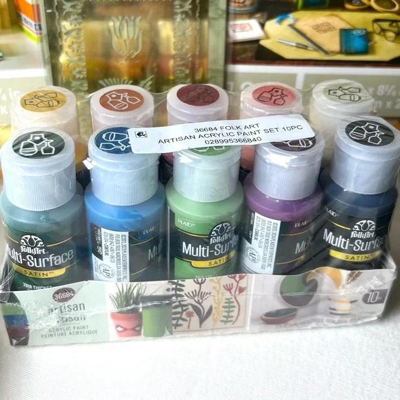 PLAID FOLK ART GIFT SET - Picture 3 of 14